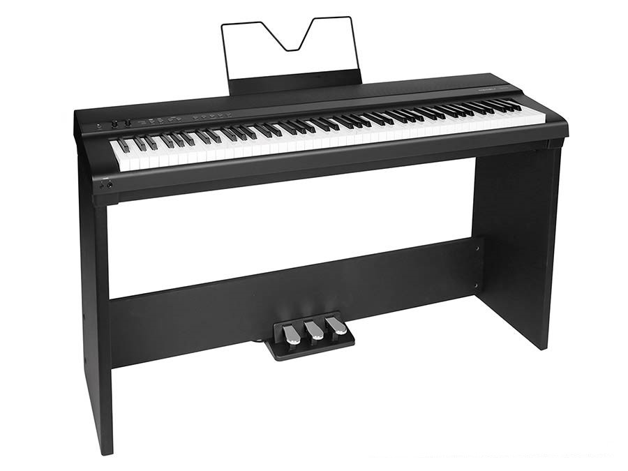 SP201plus-BK+stand Цифровое пианино со стойкой, Bluetooth, черное (2 коробки), Medeli