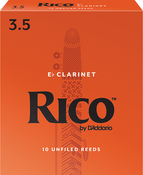 RBA1035 Rico Трости для кларнета Eb, размер 3.5, 10шт, Rico