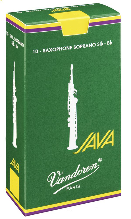 SR3025 JAVA Трости для саксофона Сопрано №2,5 (10шт) Vandoren
