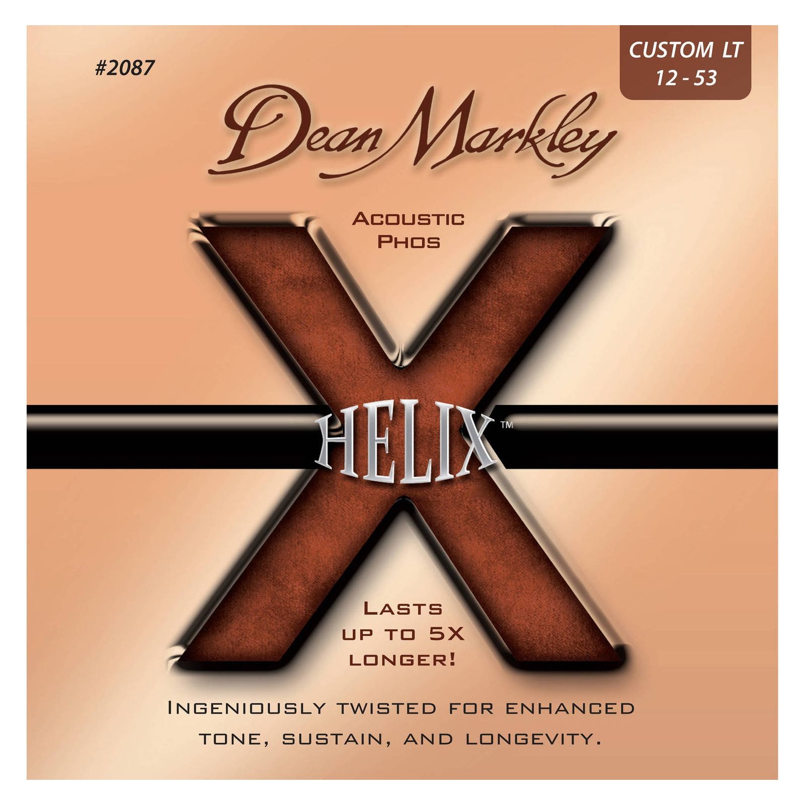 DEAN MARKLEY 2087 Helix HD Acoustic CL PHOS - струны для акустической гитары, 012-053