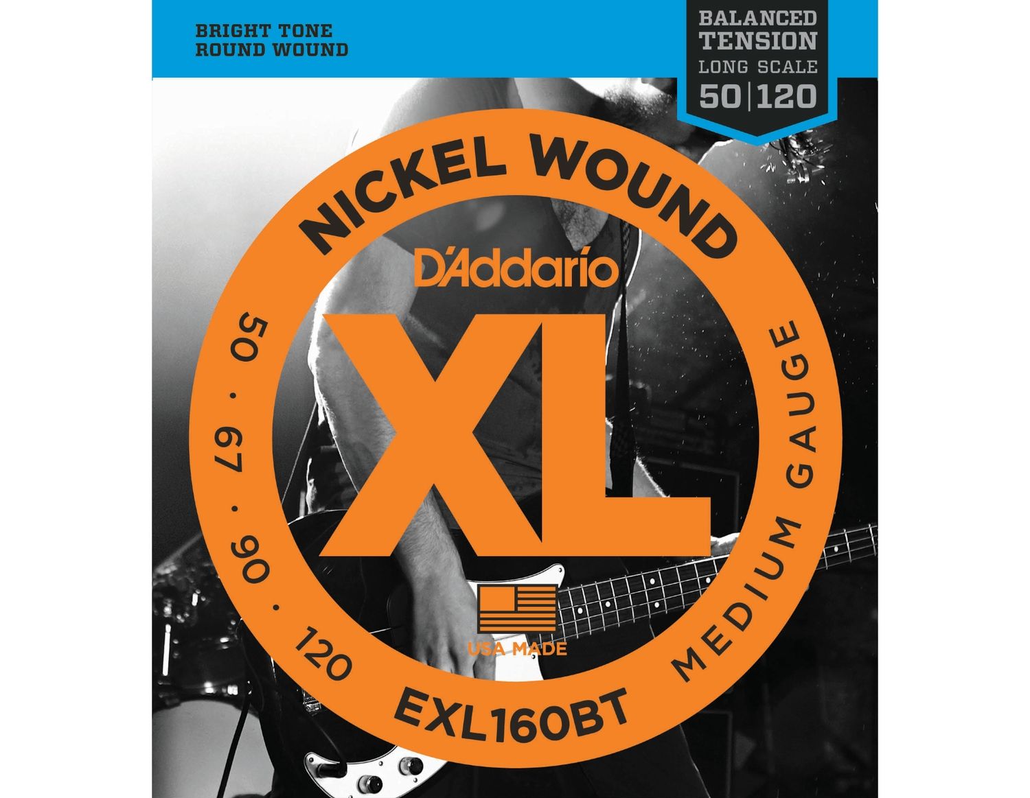 D'ADDARIO EXL160BT - струны для БАС-гитары, long 050-120