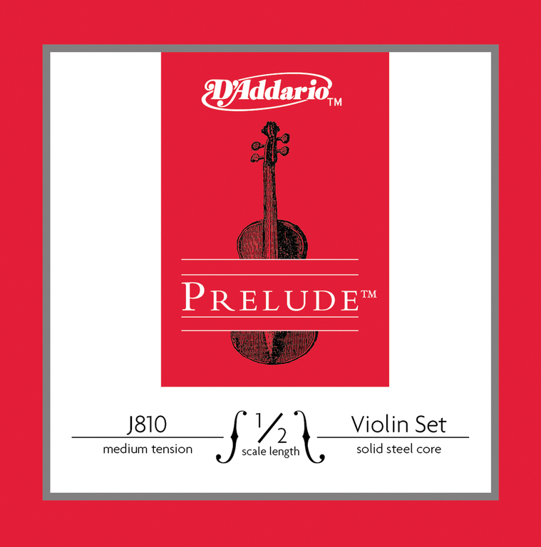 J810-1/2M PRELUDE Комплект струн для скрипки D`Addario