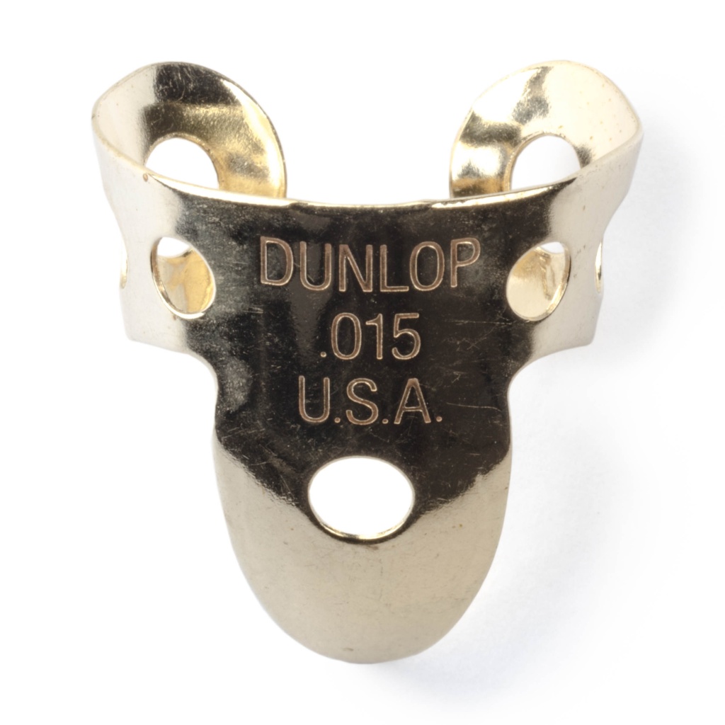 37R.015 Brass Медиаторы на палец 20шт, латунь, толщина .015, Dunlop