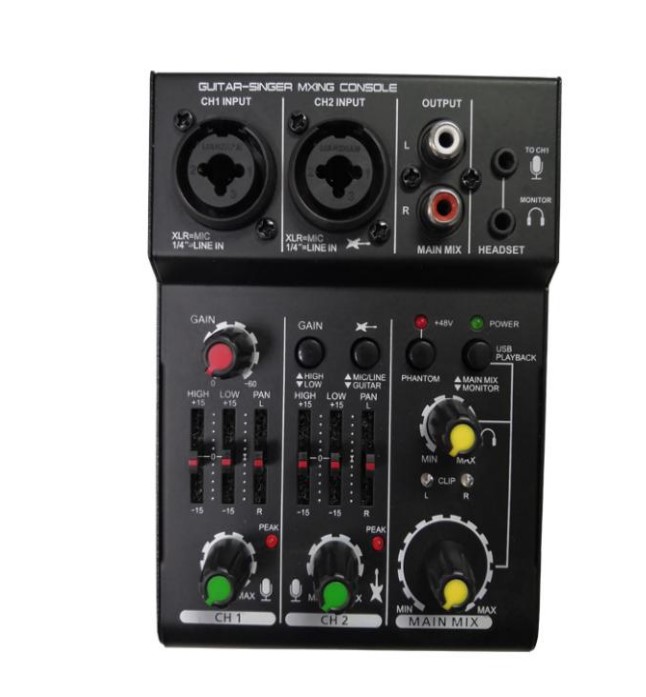 Q202USB Микшер USB, 2 канала, N-Audio