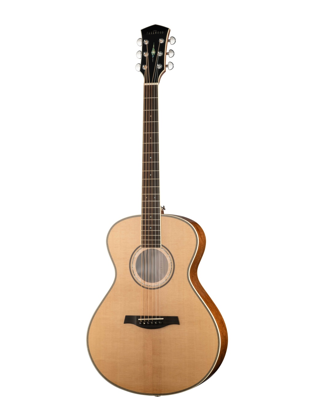 P680EQ-WCASE-NAT Электро-акустическая гитара, цвет натуральный, с футляром, Parkwood