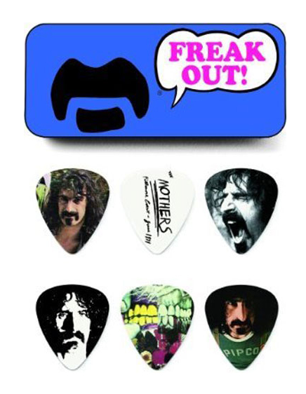 ZAPPT02M Frank Zappa Медиаторы 6шт, средние, в синей коробочке, Dunlop
