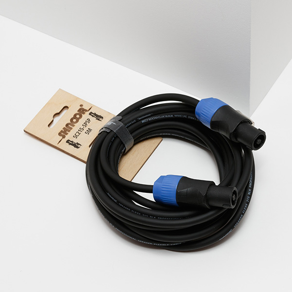 SC215-SPSP-10m Кабель акустический гибкий, 2x1,5мм, Speakon, 10м, SHNOOR