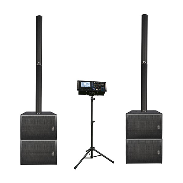 DLS122 Комплект акустических систем, сабвуфер, микшер, Soundking