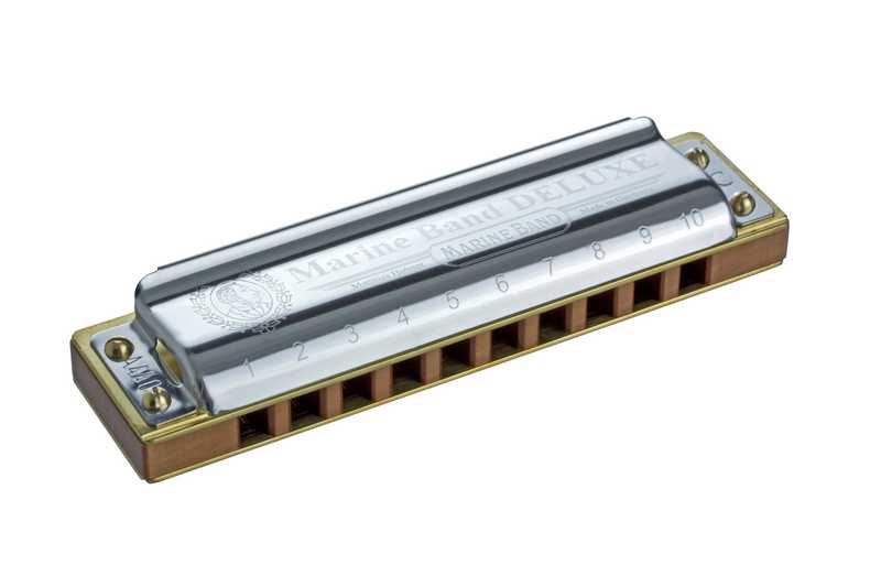 M200516 Marine Band Deluxe F-low Губная гармошка Hohner