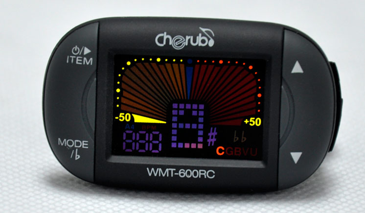 *WMT-600RC Цифровой тюнер-метроном на прищепке Cherub