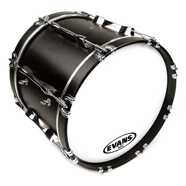 BD26MX2W MX2 White Пластик для маршевого бас-барабана 26", Evans
