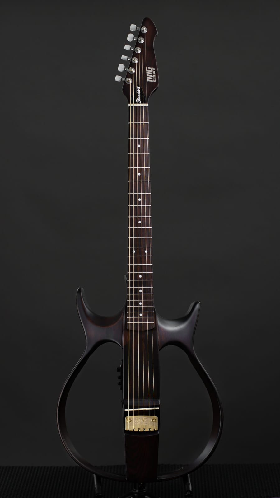 SG3AD23 SG3 Сайлент-гитара, темный орех, MIG Guitars