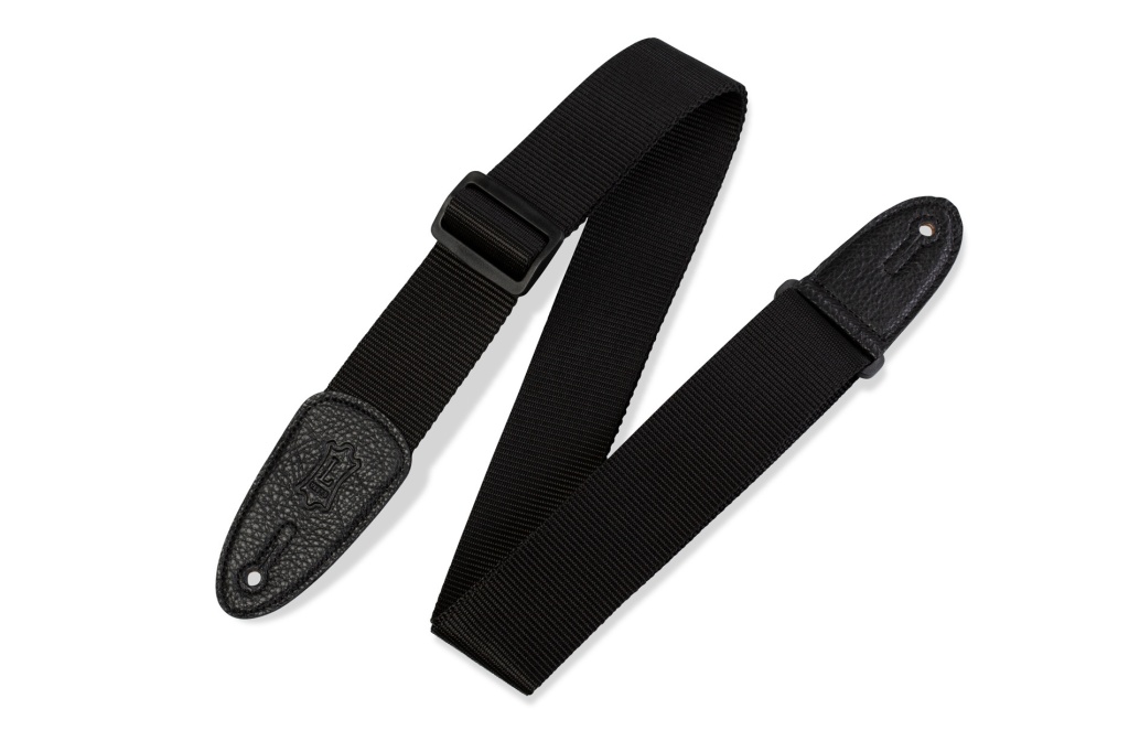 M8-XL-BLK Classics Series Ремень для гитары, полипропилен, черный, Levy's