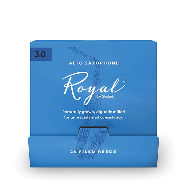 RJB0130-B25 Rico Royal Трости для саксофона альт, размер 3.0, 25шт в индивидуальной упаковке, Rico