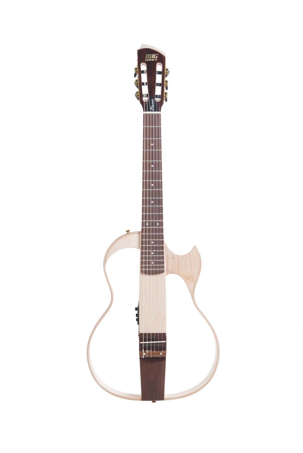 SG4SAD23 SG4 Сайлент-гитара, сапеле/тонировка темный орех, MIG Guitars