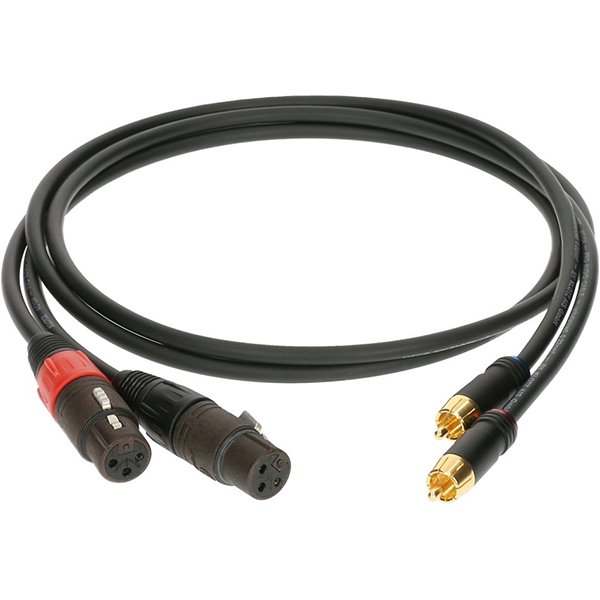 AL-RF0150 Кабель акустический RCA-XLRf, 1,5м, 2шт, Klotz