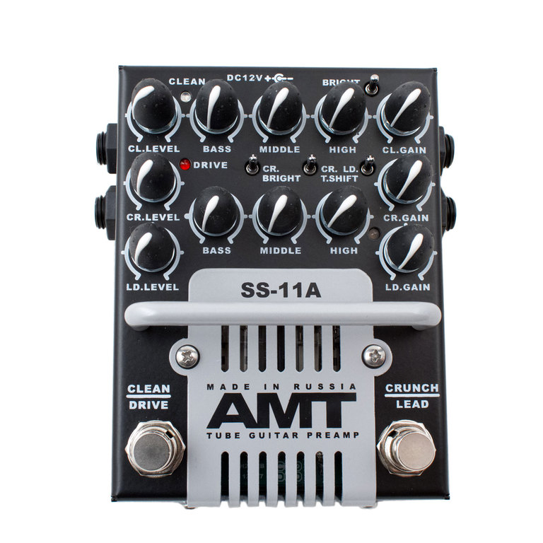 SS-11A (Classic) Ламповый гитарный предусилитель с блоком питания, AMT Electronics