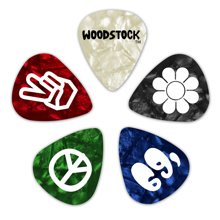 1CAC4-10WS Woodstock Медиаторы, 10шт, средние, Planet Waves