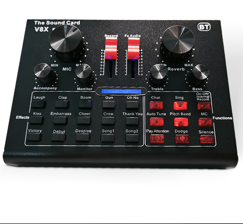V8XPro Звуковая карта USB, 16 бит/48 кГц, Foix