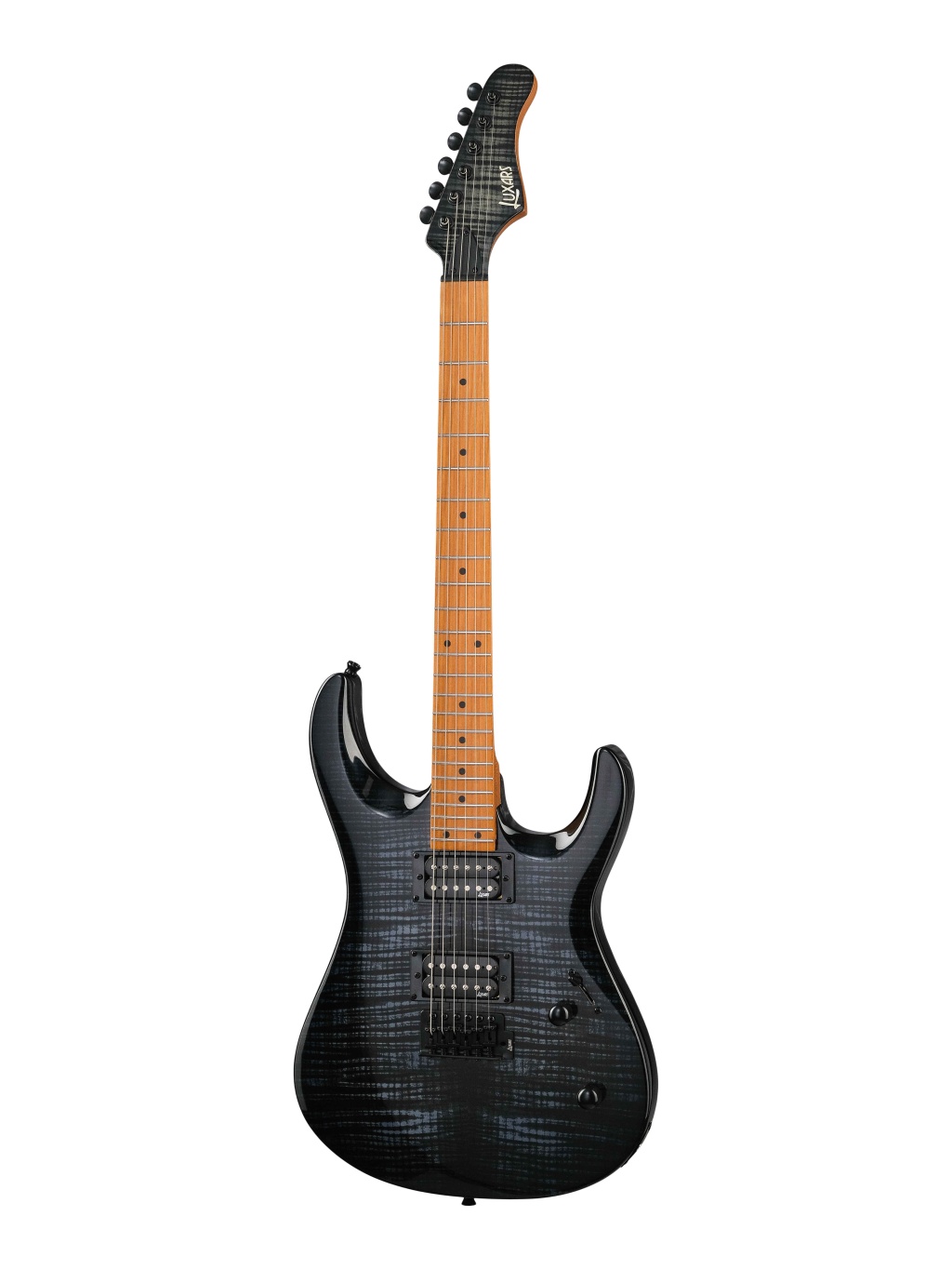 S-G37-TBK Электрогитара, черная, Luxars