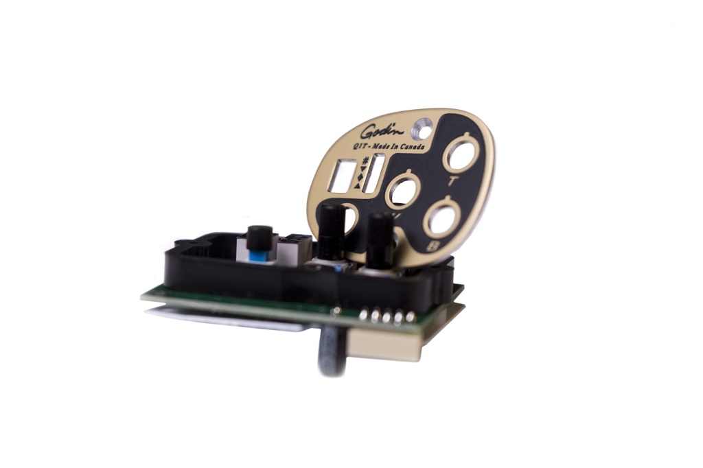 315048 EPM Quantum IT Эквалайзер для акустической гитары, врезной, 2-х полосный, с тюнером, Godin
