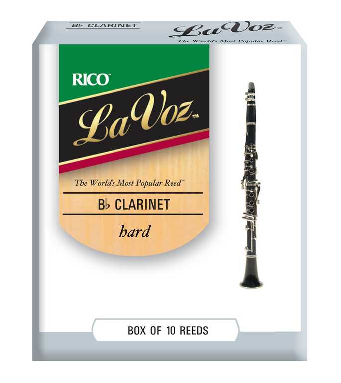 RCC10HD La Voz Трости для кларнета Bb, жесткие (Hard), 10шт, Rico