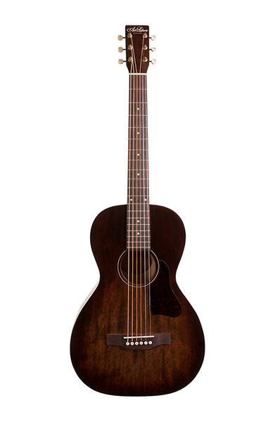 042395 Roadhouse Bourbon Burst A/E Электро-акустическая гитара, Parlor, с чехлом, Art & Lutherie