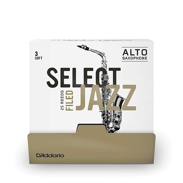 RSF01ASX3S-B25 Select Jazz Filed Трости для саксофона альт, размер 3, мягкие (Soft), 25шт, Rico