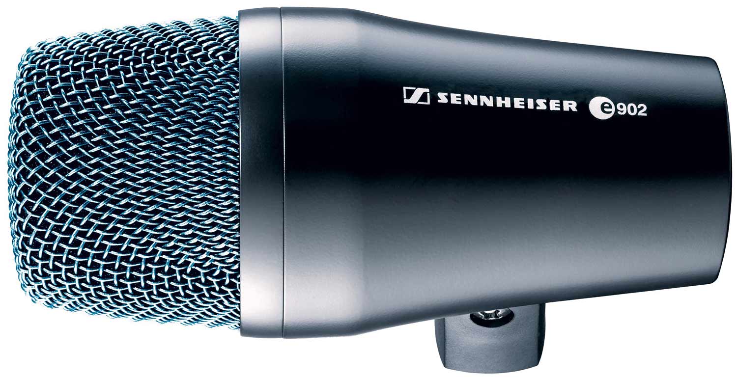 SENNHEISER E 902 - динамический микрофон для бас-бараб., бас-гитар. комб., контраб, 20 - 18000 Гц,