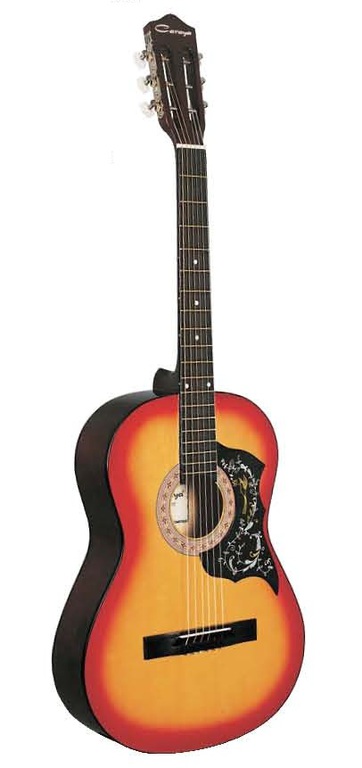 C943-CS Акустическая гитара, санберст, Caraya