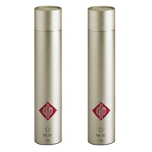 008522 Neumann KM 183 stereo set Микрофон конденсаторный, стереопара, никель, Sennheiser