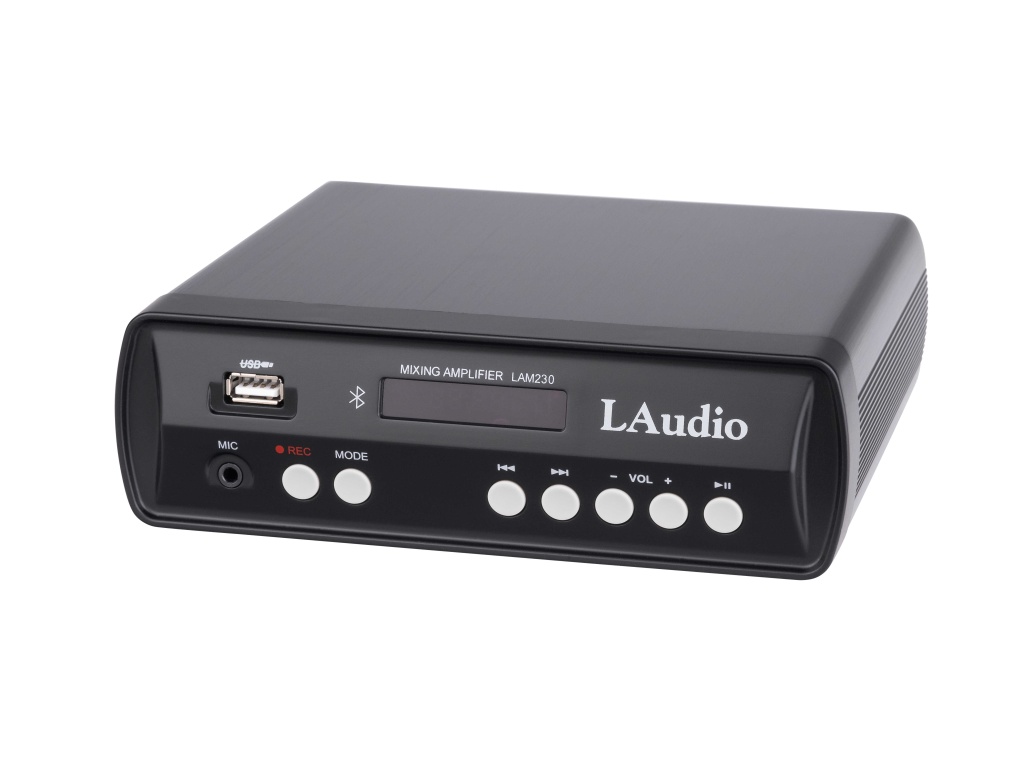 LAM230 Микшер усилитель мощности трансляционный, 2х30Вт, LAudio