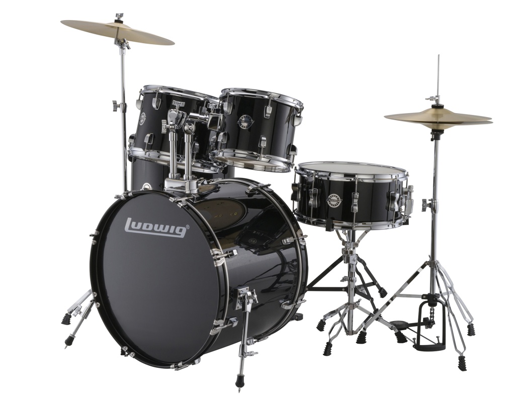 LC17511 Accent Drive Барабанная установка, черная, Ludwig