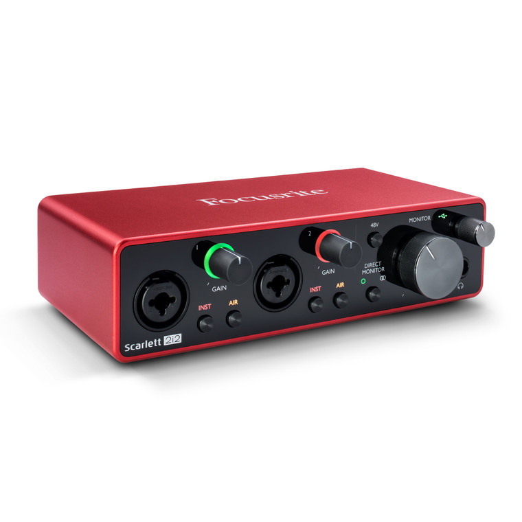 Scarlett-2i2-3rd-gen Scarlett 2i2 3rd gen Звуковая карта, 24 бит/192 кГц, 2 входа-2 выхода,Focusrite