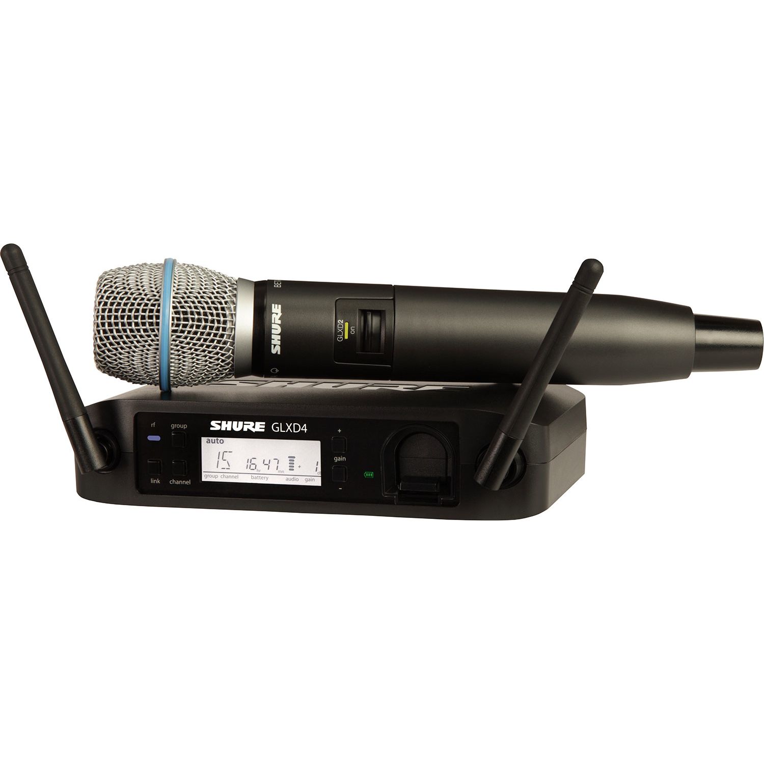 SHURE GLXD24E/B87A Z2 - цифровая вокальная радиосистема с ручным передатчиком BETA 87