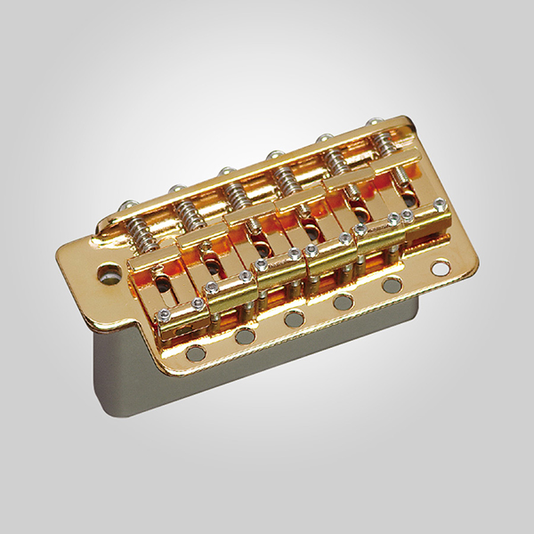 GE101T-GG Бридж (струнодержатель) тремоло, золото, Gotoh