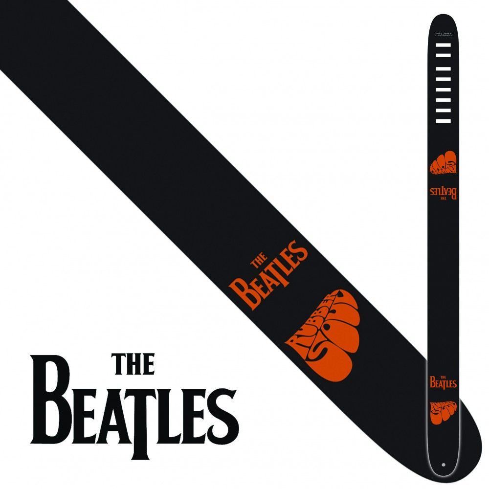 PERRI'S P25TB-6078 THE BEATLES 2.5' STRAP-RUBR - кожаный ремень