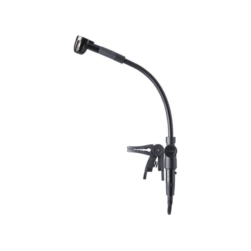 AKG C519 M - микрофон для духовых инструментов на 'прищепке', XLR с адаптером фантомного питания