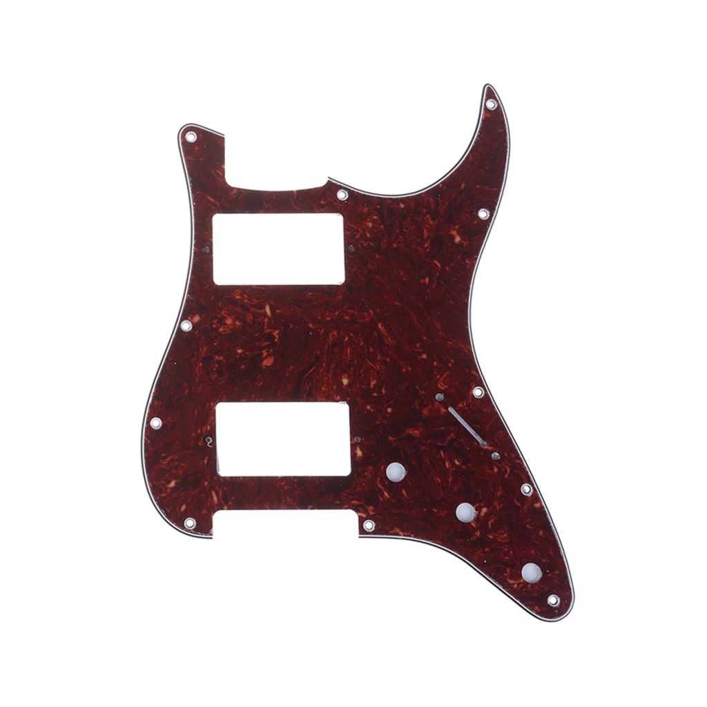 MX1379BT Пикгард для электрогитары Fender Stratocaster HH, 4 сл, черепаший панцирь, Musiclily