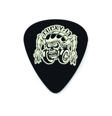 L16R.60 Lucky 13 Helmet Skull Медиаторы 36 шт., толщина 0,60мм, Dunlop
