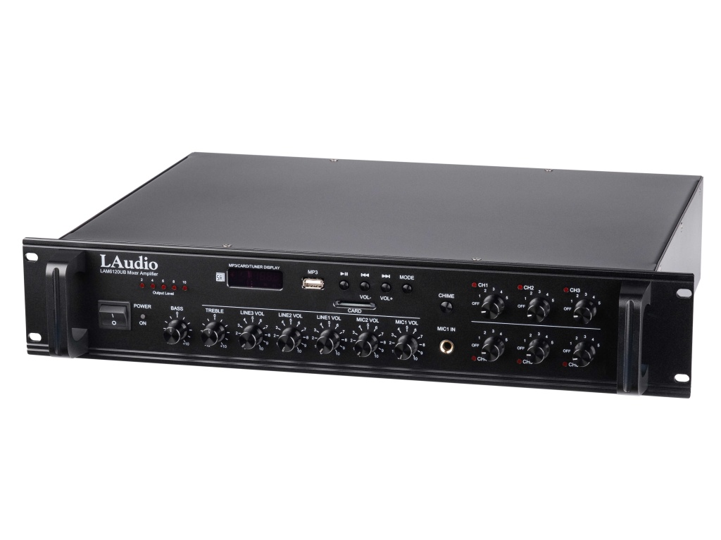 LAM6120UB Усилитель мощности трансляционный, 120Вт, LAudio