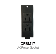 CFBM17 Floor Box Модуль коммутационной коробки, 2 х сетевая розетка тип G, Soundking