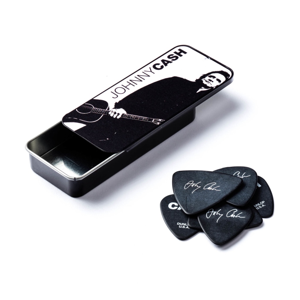 JCPT02H Johnny Cash Legend Медиаторы 6шт, толстые, в коробочке, Dunlop