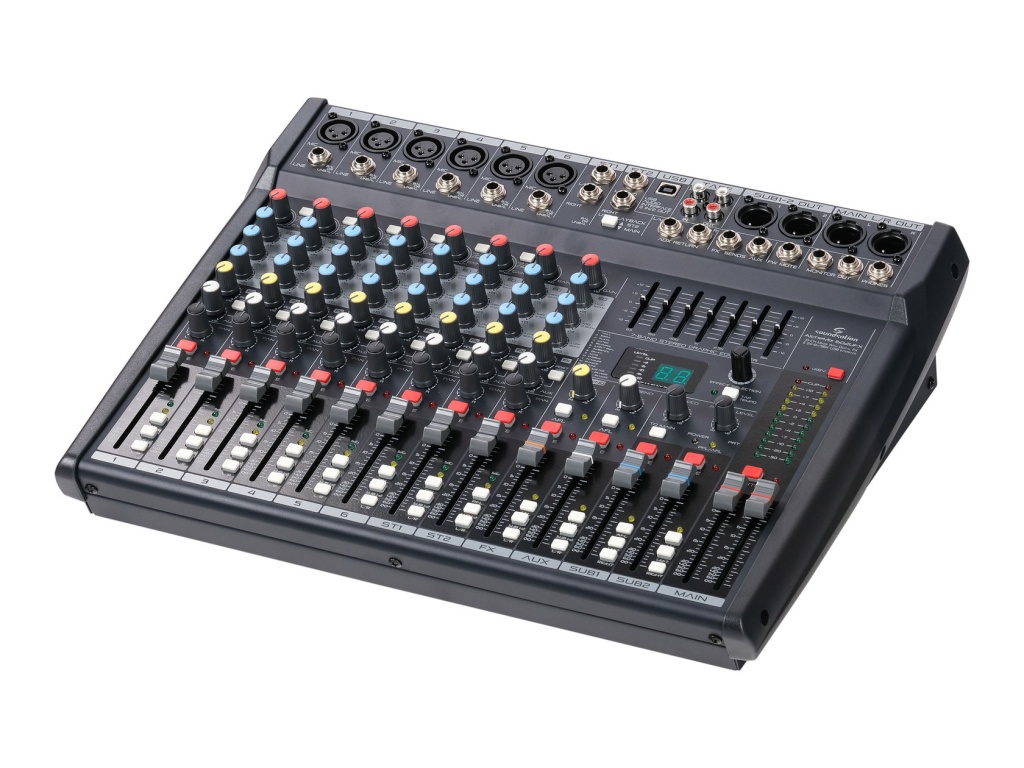 Alchemix-602UFX Микшерный пульт, 10 каналов, Soundsation