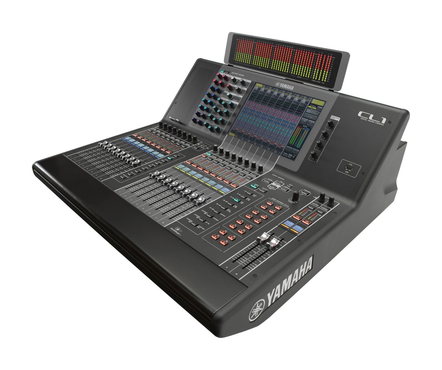 YAMAHA CL1 - цифровой микшерный пульт, 48 моно, 8 стерео, input секция - 8 фейдеров, Centralogic - 8