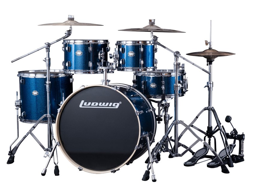 LEE52203 Element Барабанная установка, синяя, 2 коробки, Ludwig