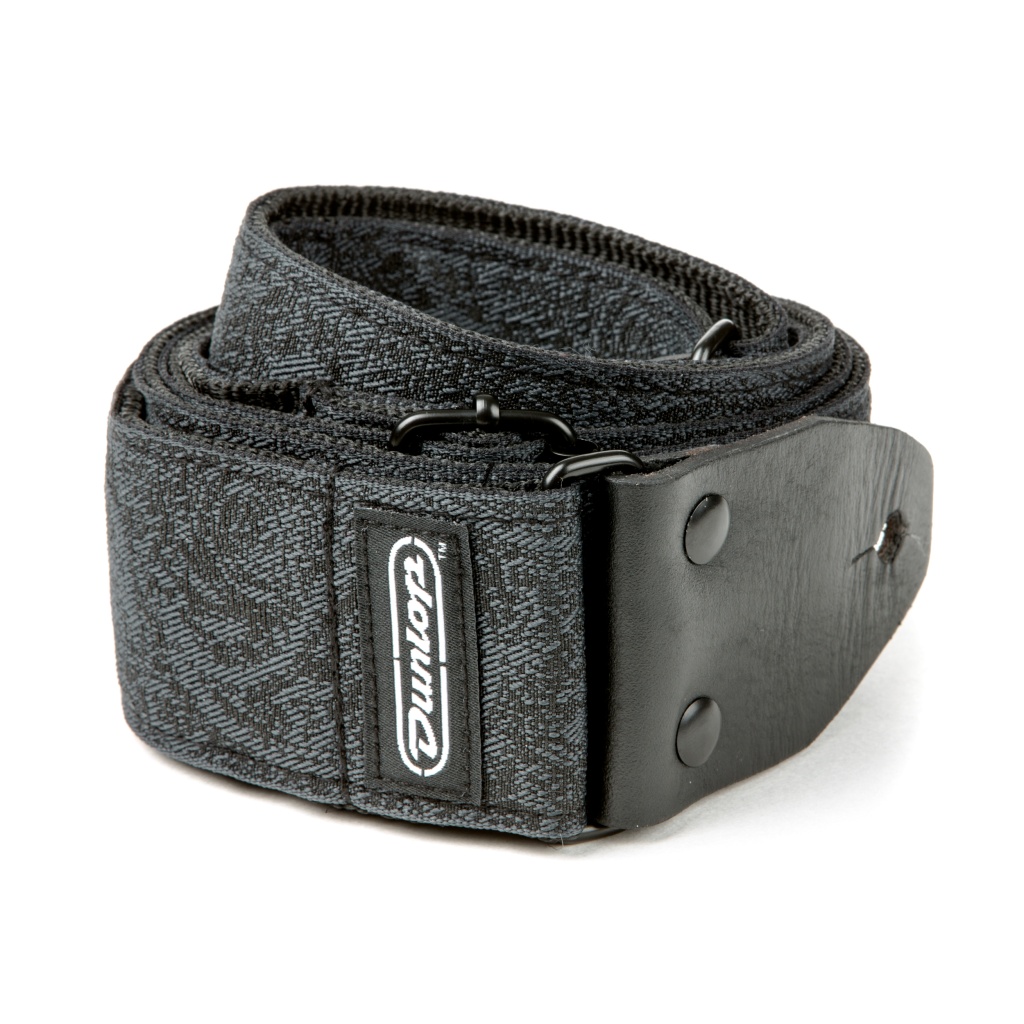D67-09 Designer Jacquard Ремень для гитары, рисунок огурцы, Dunlop