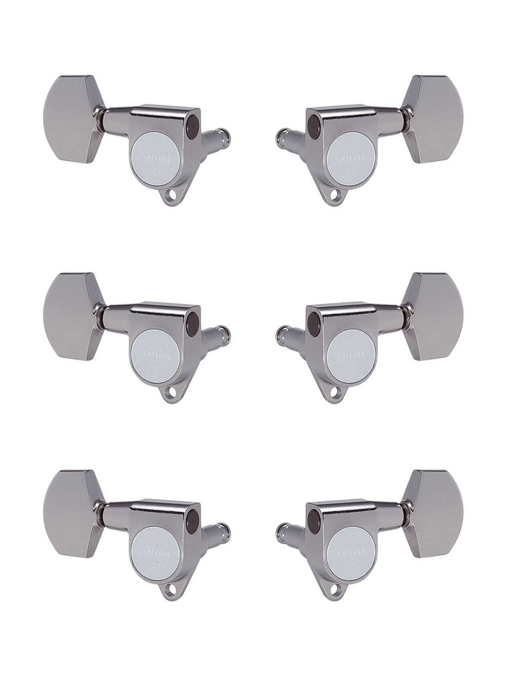 SG301-01-C-L3+R3 Колки для гитары 3+3, хром, Gotoh