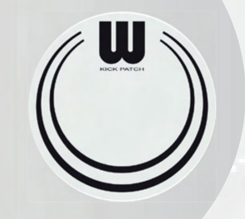 WSPD-BK Single Pedal Dot Nylon Наклейка на пластик бас-барабана, нейлон, Williams