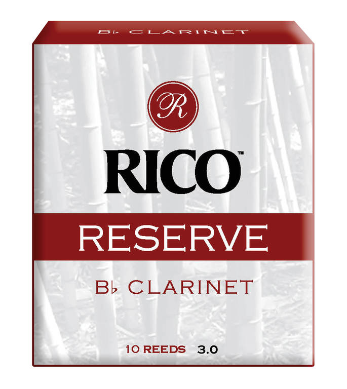 RCR1030 Rico Reserve Трости для кларнета Bb, размер 3.0, 10шт, Rico